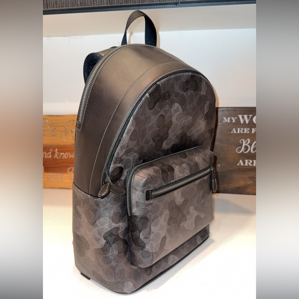 West Backpack in signature canvas with Camo print...$550 - Picture 4 of 12